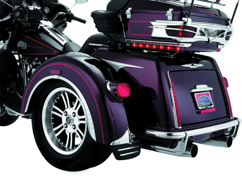 Kuryakyn Rear Bumper Accents For Trikes Chrome 7223