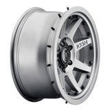 ICON Rebound Pro 17x8.5 6x5.5 0mm Offset 4.75in BS 106.1mm Bore Titanium Wheel 21817858347TT