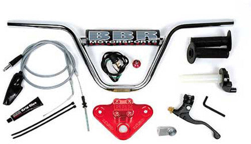 BBR H-Bar/Triple Clamp Kit Red 510-HXR-5041