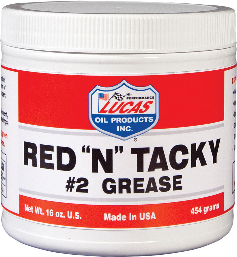 LUCASRed 'n' Tacky #2 Grease 1lb Tub10574