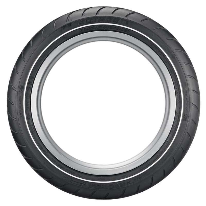 Dunlop American Elite Bias Front Tire - 130/80B17 M/C 65H TL  - Narrow Whitewall