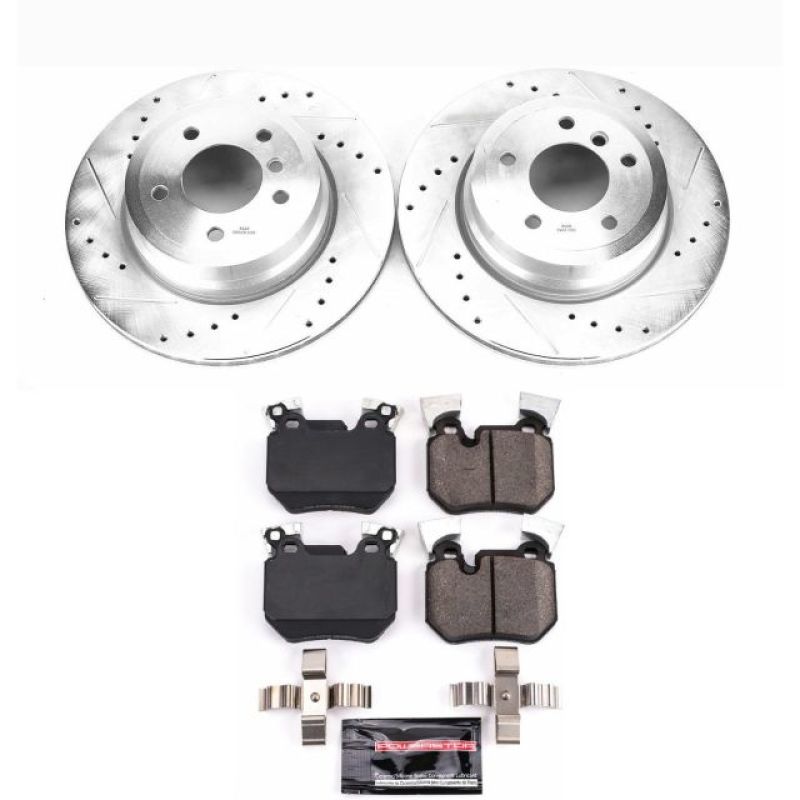 Power Stop 11-13 BMW 135i Rear Z23 Evolution Sport Brake Kit