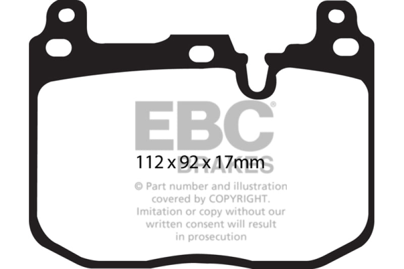 EBC 14+ BMW M3 3.0 Twin Turbo (F80) Redstuff Front Brake Pads DP32130C