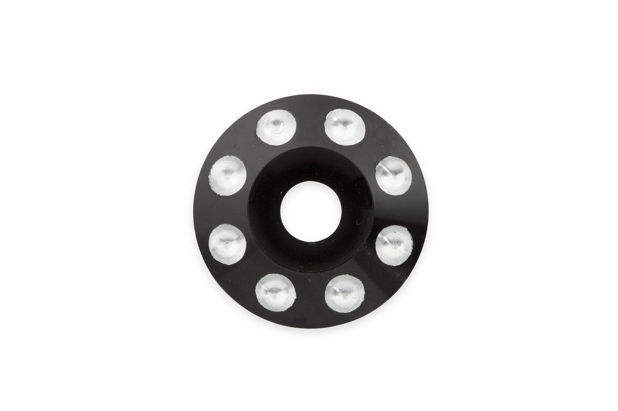 BAGGERNATION Yaxle W/Domino Caps Black `08-Up Flh/T 25mm YAXLE-08-DM-B