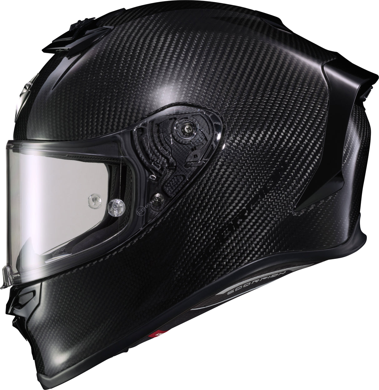 SCORPION EXO Exo-R1 Air Full Face Helmet Carbon Gloss Black Xl R1C-0036