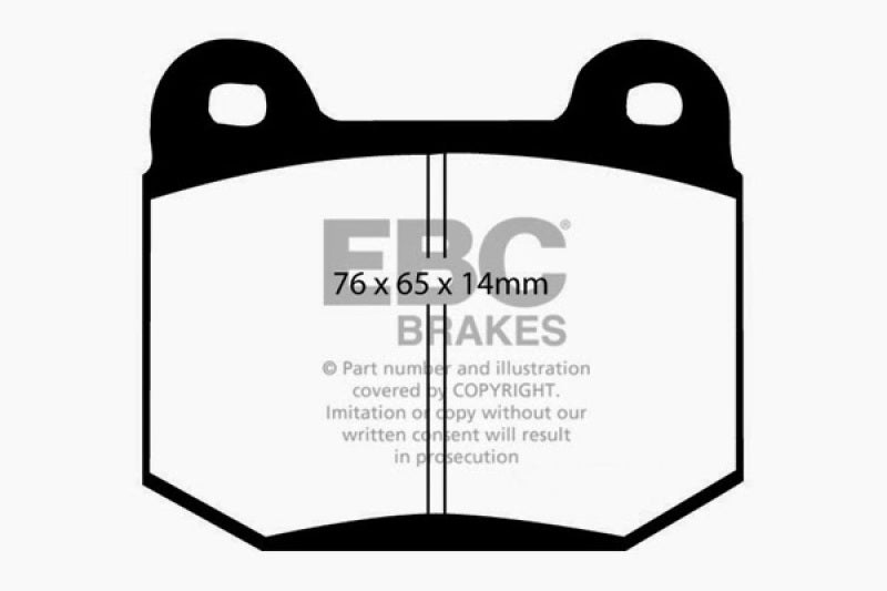 EBC 03-04 Infiniti G35 3.5 (Manual) (Brembo) Redstuff Rear Brake Pads DP31537C