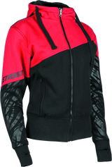 Speed and Strength Cat Outa Hell Hoody Red/Black Womens - XS