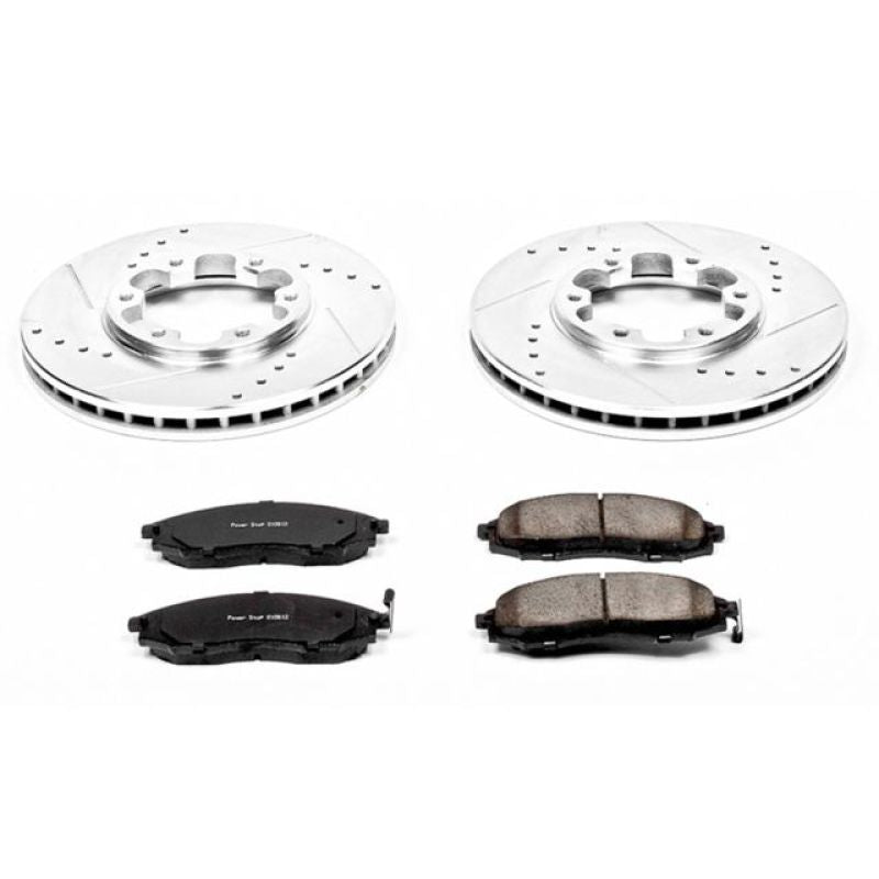 Power Stop 03-04 Nissan Frontier Front Z23 Evolution Sport Brake Kit