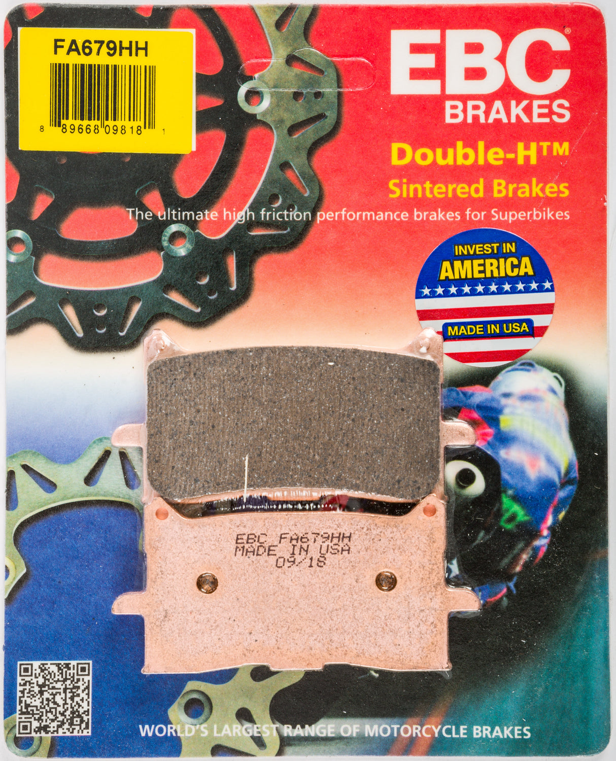 EBC Brake Pads Fa679hh Double-H Sintered FA679HH