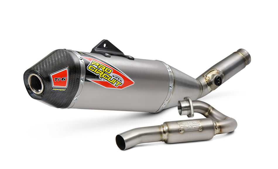 PRO CIRCUIT P/C Ti-6 Exhaust System W/Carbon Cap 0321945F