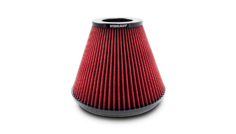 Vibrant 8.75in Inlet I.D. x 8.50in Height Bellmouth Velocity Stack Classiic Performance Air Filter 10962