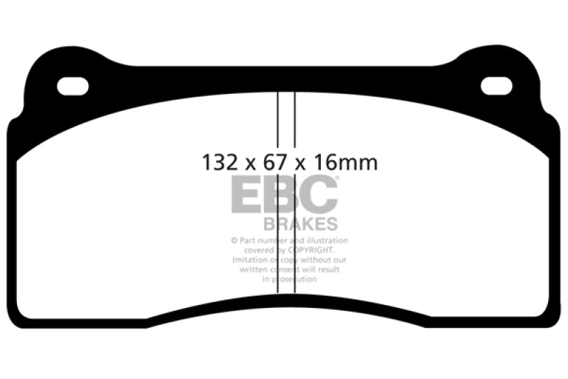 EBC 99-03 Aston Martin DB7 5.9 Redstuff Front Brake Pads DP31110C