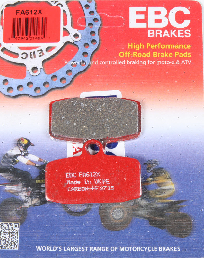 EBC Brake Pads Fa612x Carbon X Series FA612X