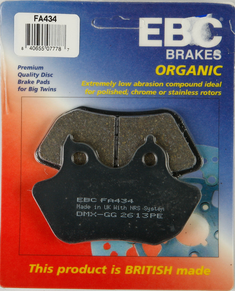 EBC Brake Pads Fa434 Organic FA434