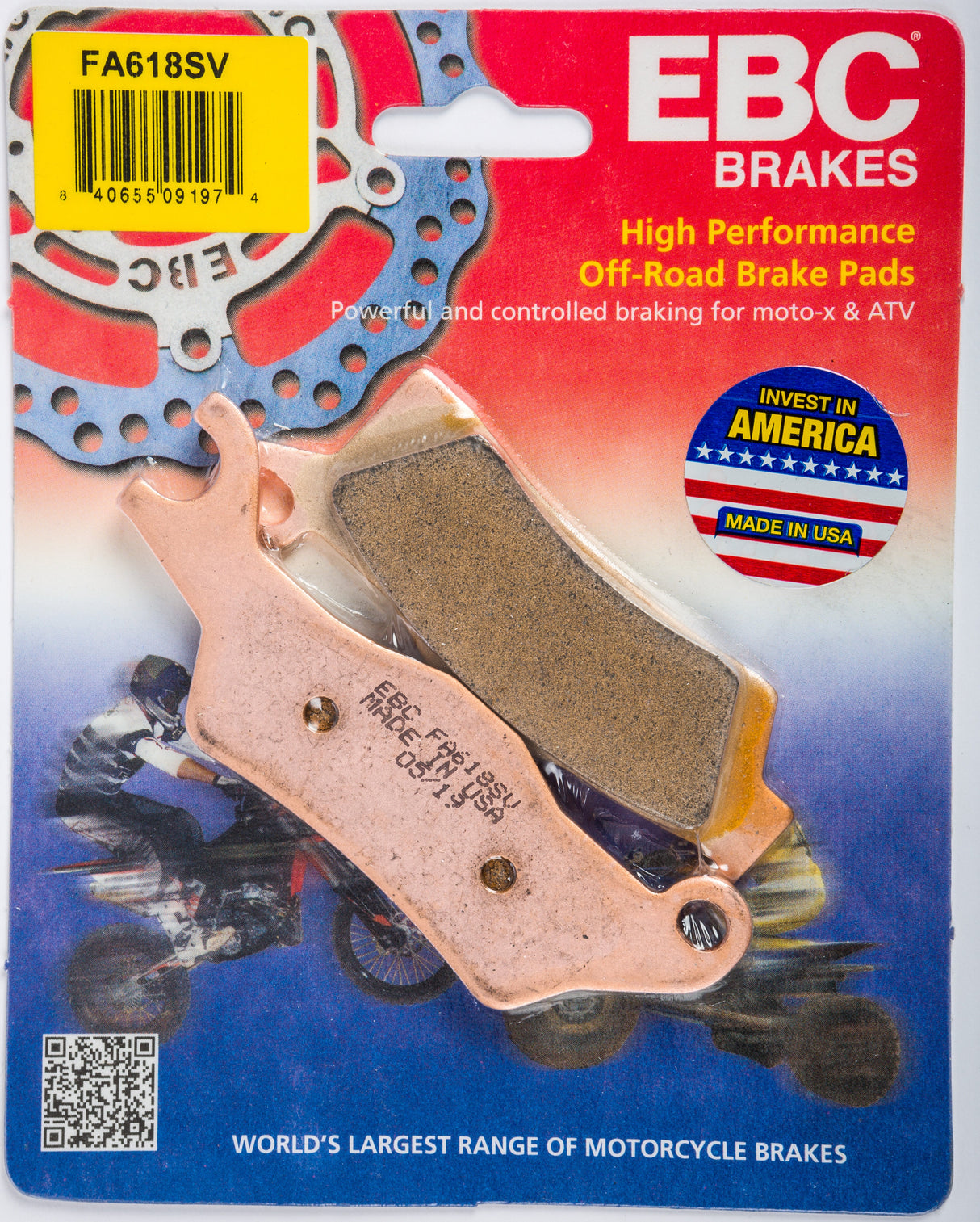 EBC Brake Pads Fa618sv Severe Duty Sv Series FA618SV