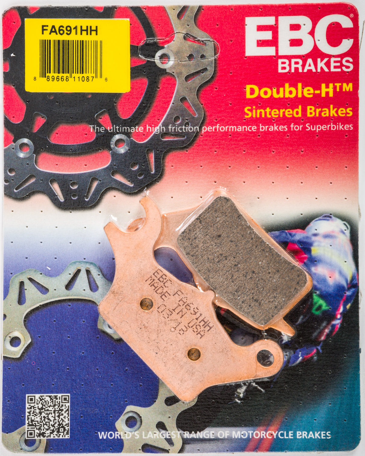 EBC Brake Pads Fa691hh Double-H Sintered FA691HH