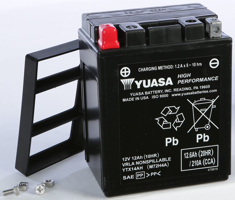 YUASA Battery Ytx14ah Sealed Factory Activated YUAM72H4A