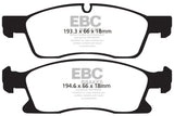 EBC 11+ Dodge Durango 3.6 Yellowstuff Front Brake Pads DP41871R