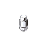 McGard Hex Lug Nut (Cone Seat Bulge Style) M14X1.5 / 22mm Hex / 1.635in. Length (4-Pack) - Chrome 64073