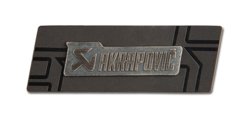 Akrapovic Silver sign badge 800912