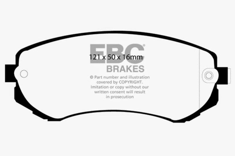 EBC 89-94 Nissan Skyline (R32) 1.8 Greenstuff Front Brake Pads DP21279