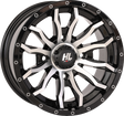 HIGH LIFTER Wheel - HL21 - Front/Rear - Gloss Black w/Machined - 14x7 - 4/156 - 4+3 (+10 mm) 14HL21-1156