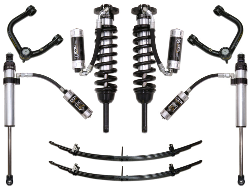 ICON 05-15 Toyota Tacoma 0-3.5in/2016+ Toyota Tacoma 0-2.75in Stg 6 Suspension System w/Tubular Uca K53006T