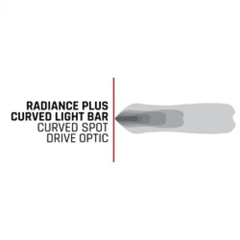Rigid Industries Radiance+ Curved 40in. RGBW Light Bar 340053