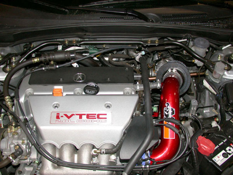 K&N 02 Honda Civic Si Red Typhoon Short Ram Intake 69-1009TR