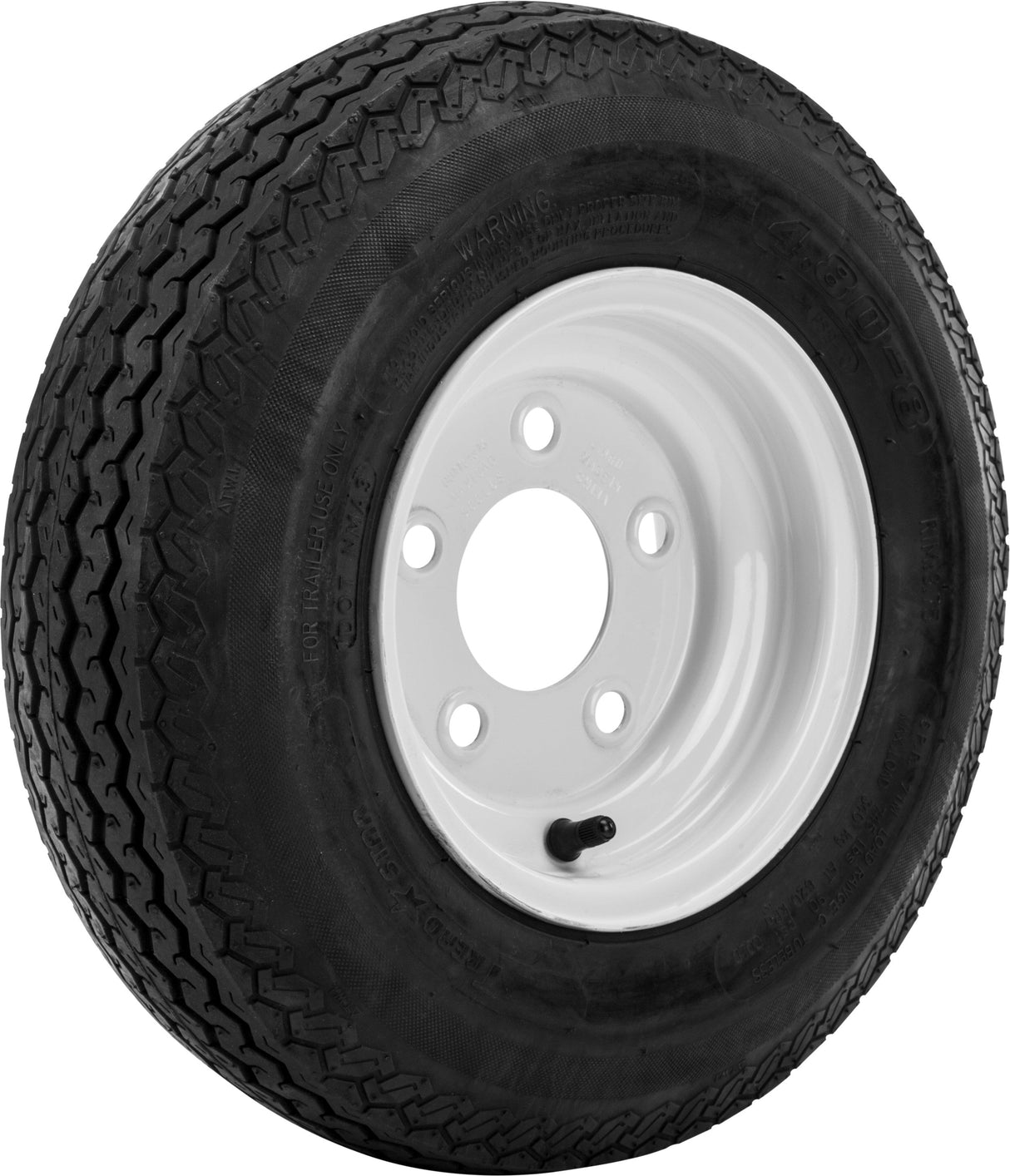 AWC Trailer Tire And Wheel Assembly White TA2283712-70B480C