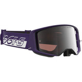 ALPINESTARS GOGGLES Supertech Goggle - Hunta 96 XXV - Purple/White - Silver Mirror Lens 5101226-3168