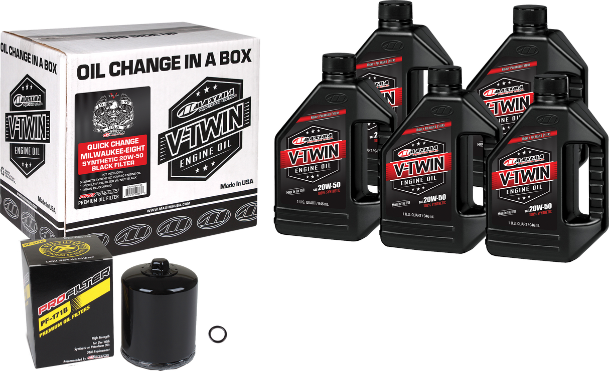 MAXIMAV-Twin Quick Change Kit Syn M8 Black Filter90-129015PB