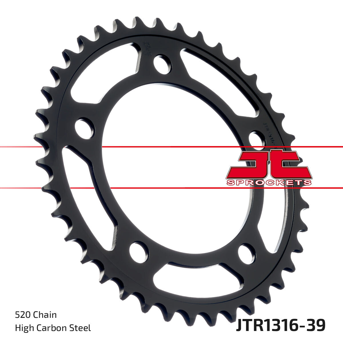 JTRear Sprocket Steel 39t-520 HonJTR1316.39