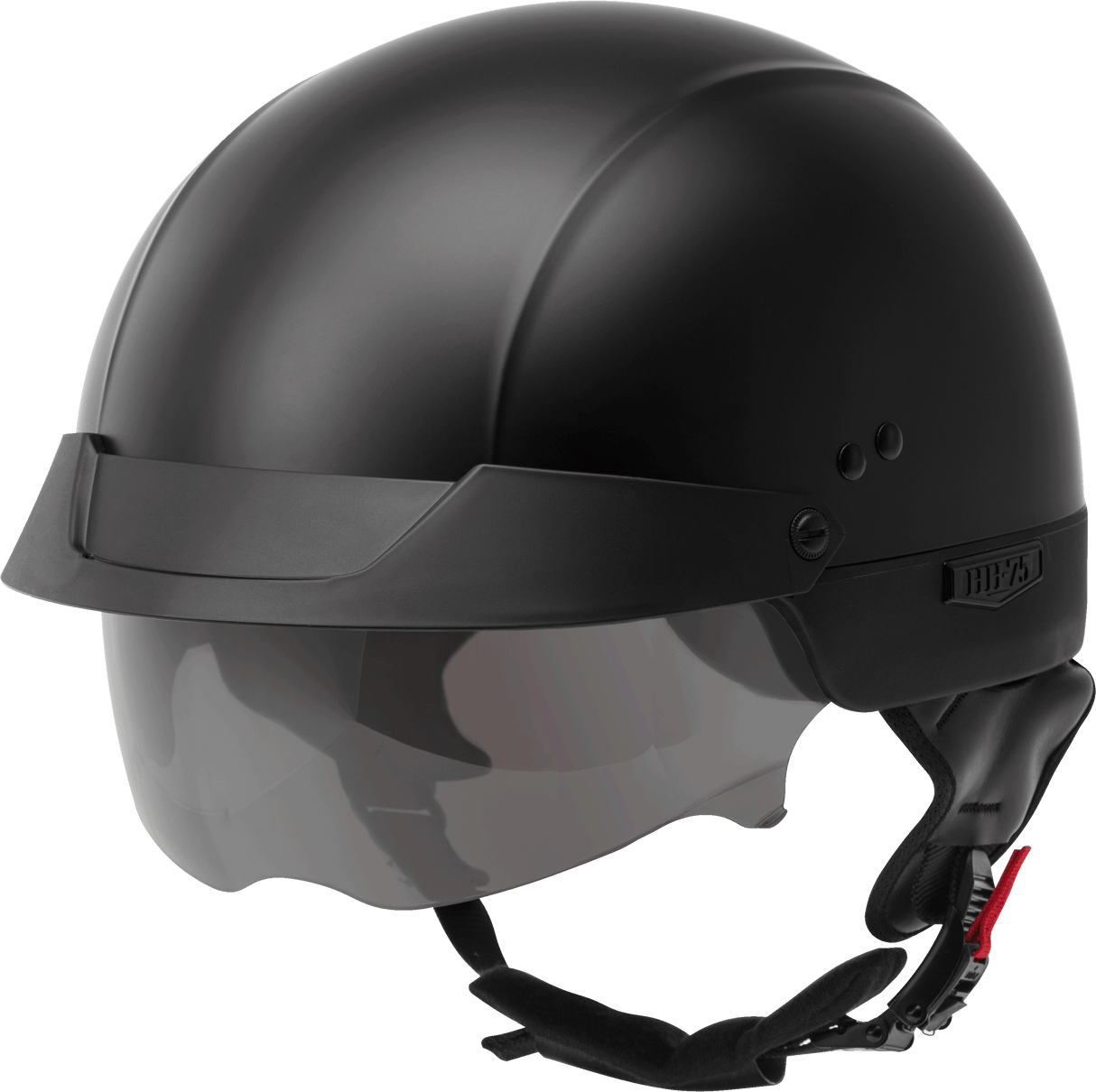 GMAX Hh-75 Half Helmet Matte Black Sm H1750074