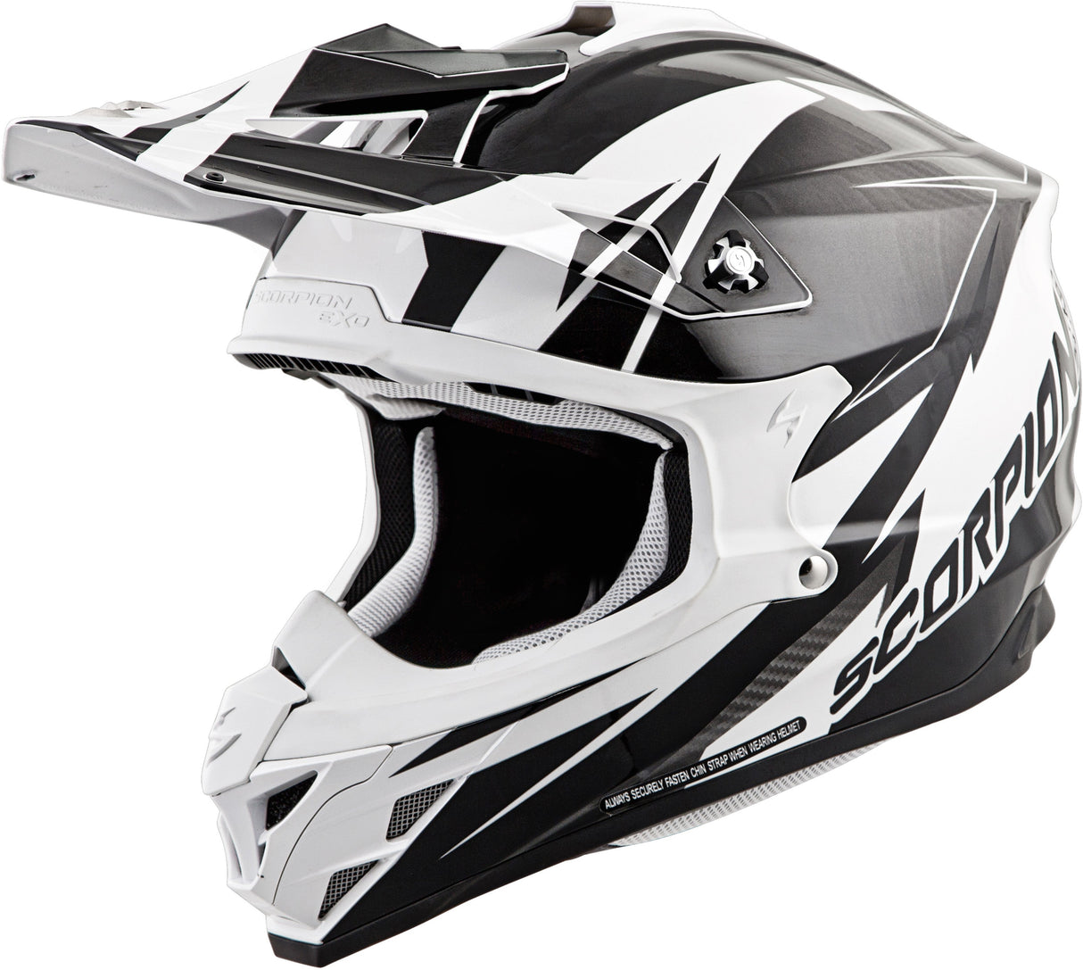 SCORPION EXO Vx-35 Off-Road Helmet Krush White Md 35-1824