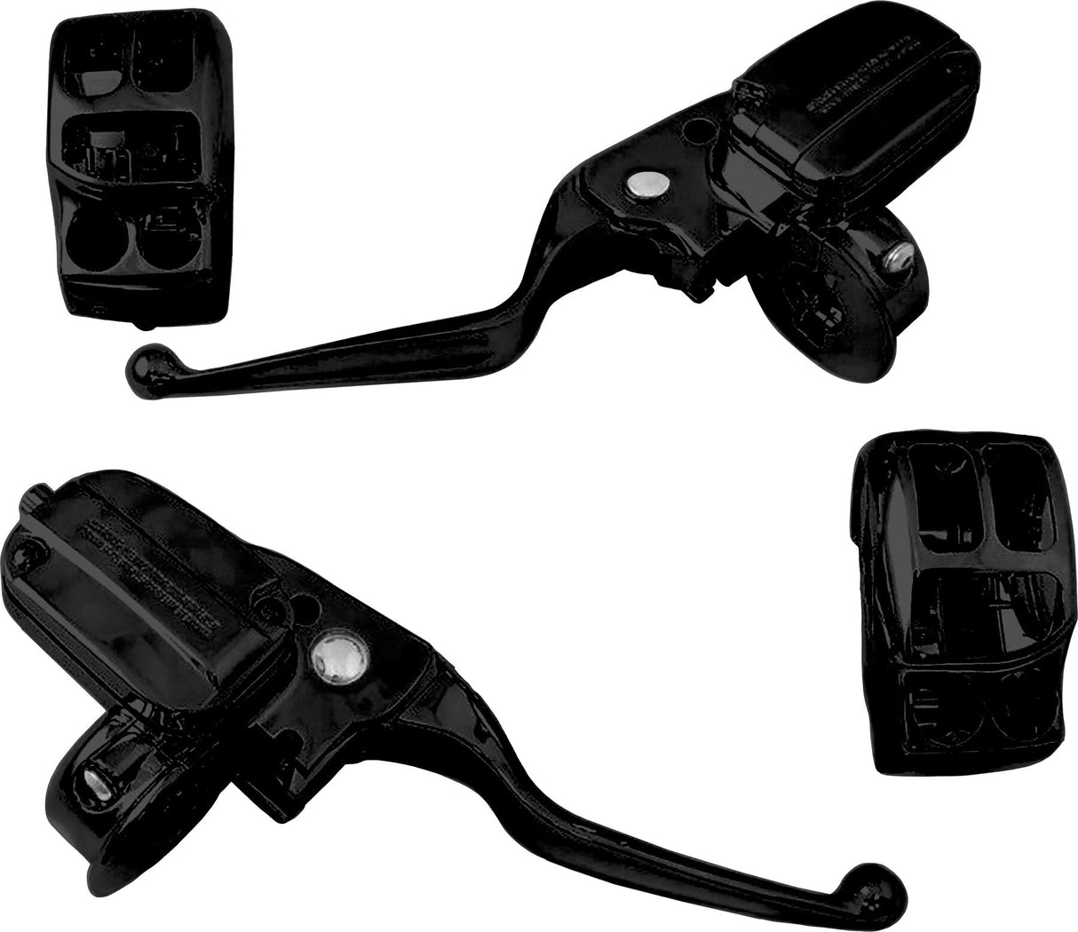 HARDDRIVE Handlebar Control Kit Blk Hyd Clutch `17-20 Flh 53983