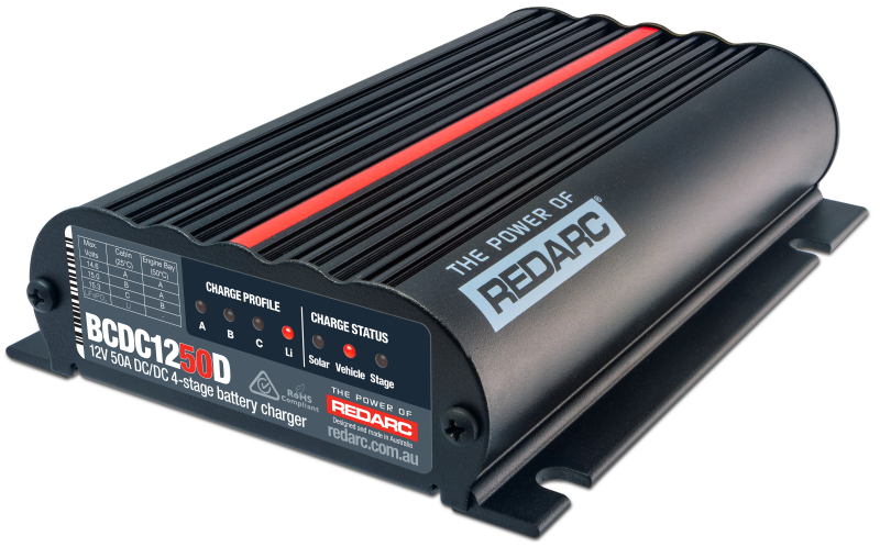 REDARC DC/DC 4-Stage In-Vehicle Battery Charger - 12V 50A BCDC1250D