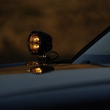 Rigid Industries 360-Series 4in Fog w/ Amber PRO Lens - White (Pair) 36123