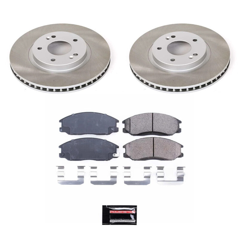 Power Stop 01-06 Hyundai Santa Fe Front Semi-Coated Rotor Kit