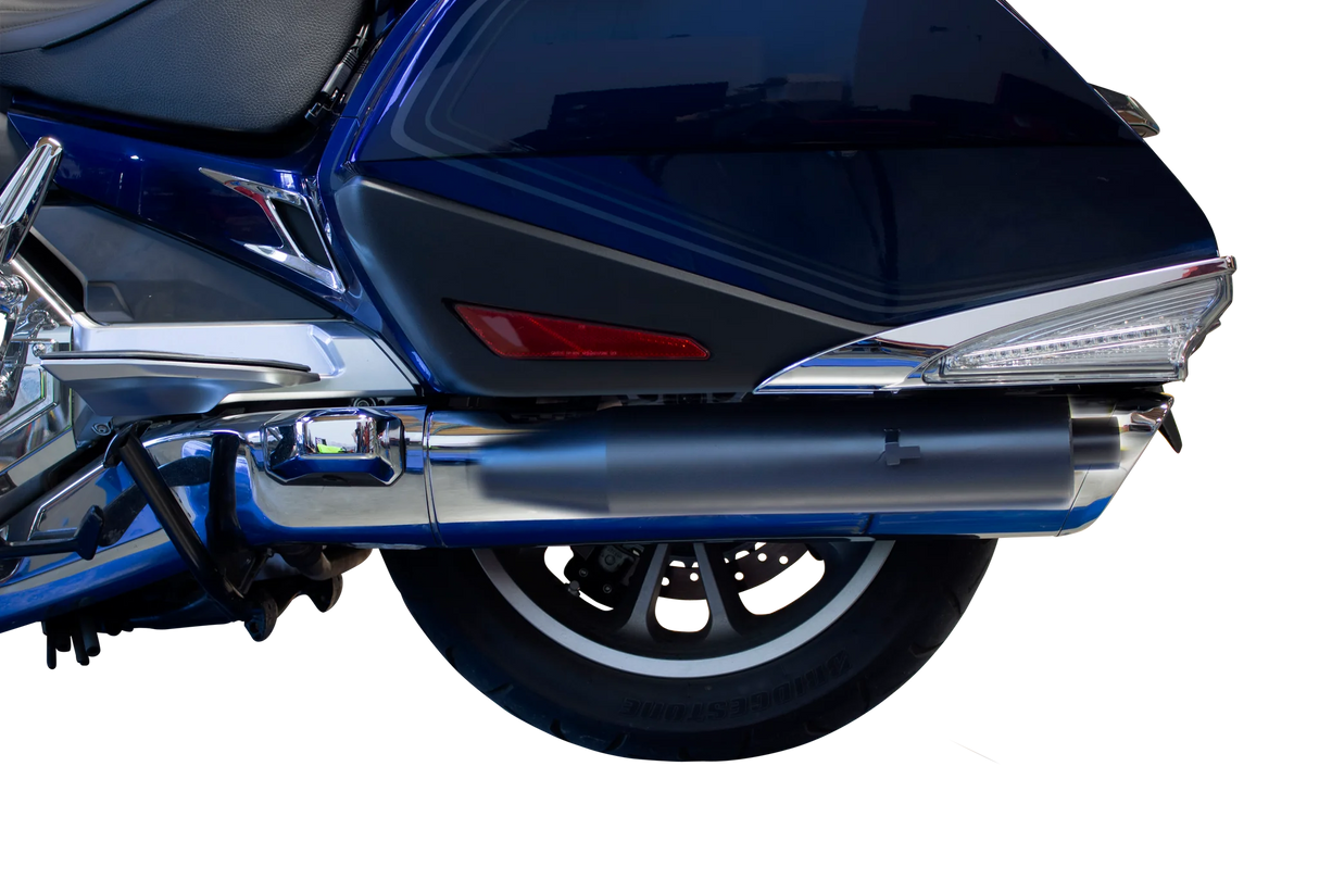 TBR Comp-S Dual Slip-On Black Honda Gold Wing Comp-S Slip-On System 2018-2024 005-5200499D-B