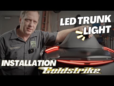 Goldstrike  Led Trunk Light Chrome  For Gold Wing With Lightstrike 2021-2024 48024