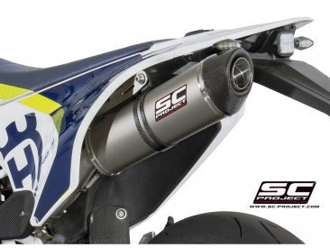 SC-Project Slip-on Exhaust for Husqvarna  701 Enduro /Supermoto  2015-2023 HU01-02T