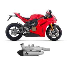 71163PK Arrow Exhaust slip on Racing Double Titanium Works Silencers for Ducati Ducati Panigale V4 2025