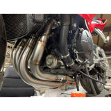 Toce T-Slash Full Exhaust System  Black Powdercoated Midpipe + Cat-Pipe Honda CBR600RR 07-25 30126-HON-T6FS