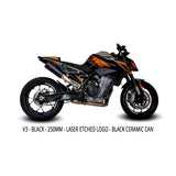 Austin Racing  KTM DUKE 890 HI-SLUNG dB COMPLIANT & RACE SLIP-ON DE-CAT EXHAUST SYSTEMS  AR78