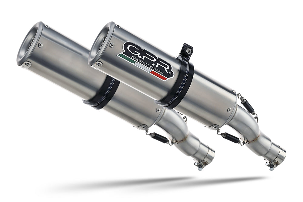 Aprilia Shiver 900 2017-2020 Exhaust GPR Double Slip-on M3 Inox