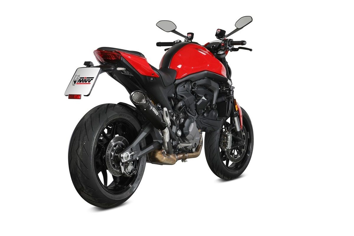 MIVV Exhaust Slip-On XM5 Ducati Monster / Plus 2021-2024  Black D.048.LC5B