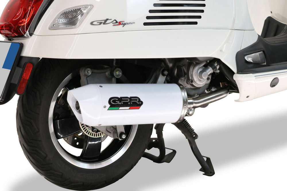 Open Box new  GPR Albus Ceramic, Racing Full System Exhaust for Piaggio Vespa 300 Gts /Gtv /Touring / Super 2019-2023  VESPA.RACE.ALB.1