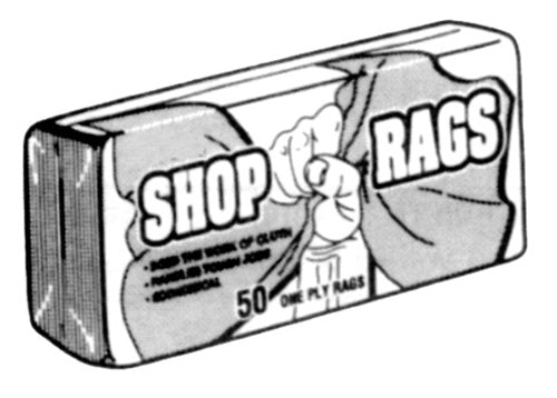 Unifirst Corp Shop Rags 25 Per Bundle RAG25