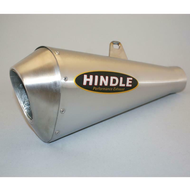 Hindle exhaust full system for grom 2017-2021 evo megaphone system - satin ss